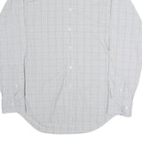 POLO RALPH LAUREN Mens Grey Check Shirt M Long Sleeve Button Collar Classic Fit