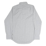POLO RALPH LAUREN Mens Grey Check Shirt M Long Sleeve Button Collar Classic Fit