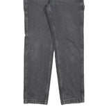 RESET Womens Regular Grey Denim Jeans W28 L28 Workwear Cotton Blend Zip