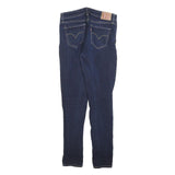 LEVI'S 711 Womens Jeans Blue Slim Skinny Denim Medium W28 L30 Zip Casual Stylish