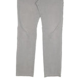 LEVI'S Mens Slim Grey Cotton Blend Trousers W34 L31 Zip Closure Stylish Fit