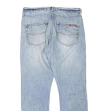 DICKIES Womens Regular Fit Light Blue Denim Jeans W32 L30 Zip Closure Casual