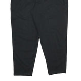 LEE Womens Cotton Black Regular Fit Straight Leg Trousers W34 L30 Comfortable