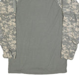 MASSIF Mens Grey Pullover Sweatshirt XL Tactical Military Combat Style