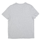 TOMMY HILFIGER Womens Grey Graphic T-Shirt S Short Sleeve Crew Neck Cotton Blend
