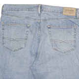 LEVI'S Mens Denim Blue Casual Cotton Blend Shorts 2XL W36 Light Wash Distressed