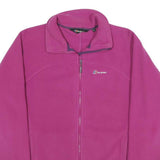 BERGHAUS Womens Purple Outdoor Jacket UK 16 Polyester Zip Plain Warm Layering