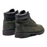 TIMBERLAND Hiking Boots Black Leather Boys UK 4
