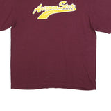 TEAM EDITION APPAREL Mens Maroon Arizona State Graphic T-Shirt XL Crew Neck