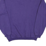 BASICLINE YORK Mens Purple 1/4 Zip M Sweatshirt Casual Cotton Blend Pullover
