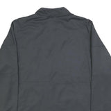 NIKE Mens Black Btn Zip Lightweight Polyester Jacket L Sports Activewear