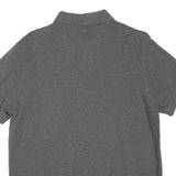 POLO RALPH LAUREN Mens Grey Short Sleeve Plain L Cotton Blend Polo Shirt