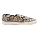 STEVE MADDEN Pump Shoes Beige Leather Womens UK 8.5