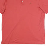 POLO RALPH LAUREN Mens Coral Short Sleeve Plain XL Cotton Polo Shirt Classic Fit