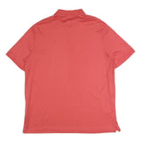 POLO RALPH LAUREN Mens Coral Short Sleeve Plain XL Cotton Polo Shirt Classic Fit