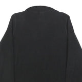 THE NORTH FACE Womens Black Plain Pullover Jumper Quarter Zip XS Outdoor