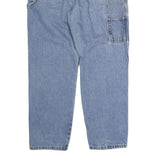 DICKIES Mens Regular Fit Blue Denim Jeans W32 L34 Workwear Button Closure