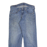 LEVI'S 569 Mens Jeans Blue Relaxed Straight Denim Medium W31 L30 Zip Closure