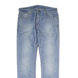 LEVI'S 511 Mens Jeans Blue Regular Slim Denim Light W36 L34 Stylish Authentic