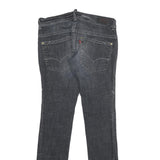 LEVI'S Womens Regular Fit Jeans Blue Denim Cotton Blend W32 L32 Classic Zip