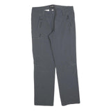 SCHOFFEL Womens Polyester Blend Grey Regular Fit Straight Leg Trousers W30 L28