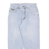 WAMPUM Womens Jeans Blue Regular Straight Denim Light W32 L27 Classic Fit