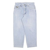 WAMPUM Womens Jeans Blue Regular Straight Denim Light W32 L27 Classic Fit