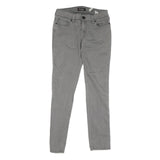 GUESS Womens Grey Regular Fit Skinny Denim Jeans Cotton Blend W32 L33 Stylish