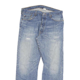 LEVI'S 501 Mens Jeans Blue Regular Straight Denim Light W38 L32 Classic Fit