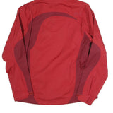 JACK WOLFSKIN Womens Red & Burgundy Outdoor Jacket UK 10 Polyester Blend Hooded