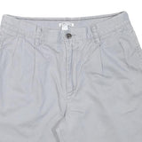 NAUTICA Mens Shorts Light Grey Casual Plain L W32 Summer Wear