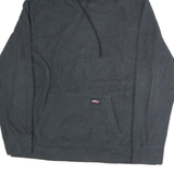 DICKIES Mens Black Hoodie XL Pullover Drawstring Pocket Casual Workwear