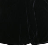 PIERRETTE B Womens Black Velvet Jacket L Cotton Blend Oversized Classic Stylish