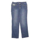 STYLE & CO Womens Regular Blue Denim Rinse W30 L30 Embellished Pocket Jeans