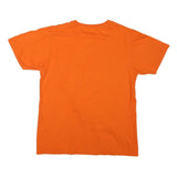 NFL Mens Orange Denver Broncos Graphic T-Shirt L Short Sleeve Crew Neck NFL Team