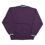 JERZEES Mens Blue Crew Neck L Church Logo Cotton Blend Sweatshirt