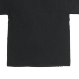 CHAMPION Mens Black Cotton Logo T-Shirt M Short Sleeve Crew Neck Classic