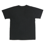 CHAMPION Mens Black Cotton Logo T-Shirt M Short Sleeve Crew Neck Classic