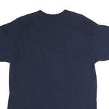 Mens Navy Blue Stars Football Graphic T-Shirt M Short Sleeve Crew Neck Casual