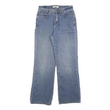 LEVI'S 512 Bootcut Womens Jeans Blue Regular Cotton Blend Zip W27 L29 Classic