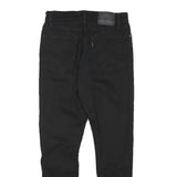 LEVI'S Womens Slim Black Skinny Denim Raw Hem W27 L25 Distressed Jeans