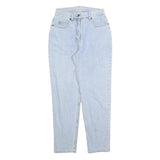 EXPLORER Womens Regular Fit Blue Denim Light Wash Jeans W28 L30 Zip Closure