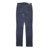 LEVI'S Womens Slim Blue Denim Jeans W26 L30 Cotton Blend Zip Casual Stylish