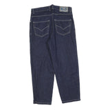 FRACK Womens Jeans Blue Regular Straight Denim Raw W32 L27 Classic Fit