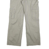 COLUMBIA Womens Polyester Beige Regular Cargo Trousers W33 L32 Outdoor Casual