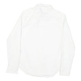 LEVI'S Mens White Cotton Blend Casual Shirt S Classic Button Up Long Sleeve