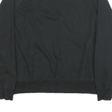 DIESEL Womens Black Cotton Blend Crew Neck L Sweatshirt Embroidered Logo