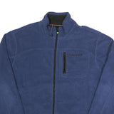 TIMBERLAND Mens Blue Jacket XL Polyester Plain Zip Up Outdoor Casual