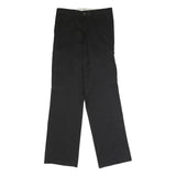 DICKIES Mens Black Regular Fit Straight Leg Trousers W32 L34 Workwear Casual