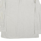 DON CARLOS Mens White Cotton Blend Casual Shirt L Button Front Long Sleeve